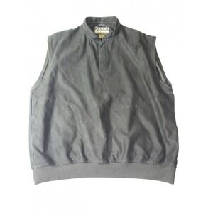 Zero Restriction Golf Outerwear Men XXL Quarter Snap Vest Windbreaker Black